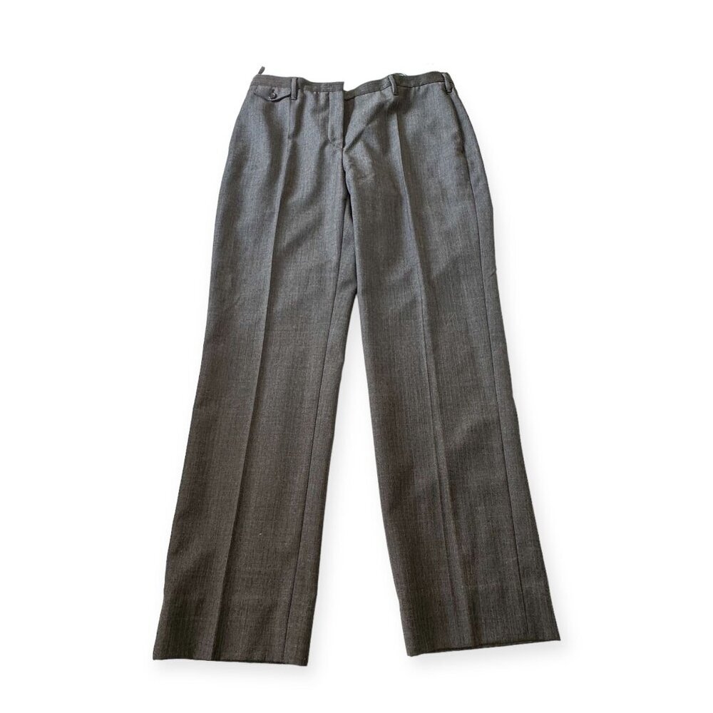 Prada Gray Wool FW2003 Pants w/ Belt Size 46 Italy